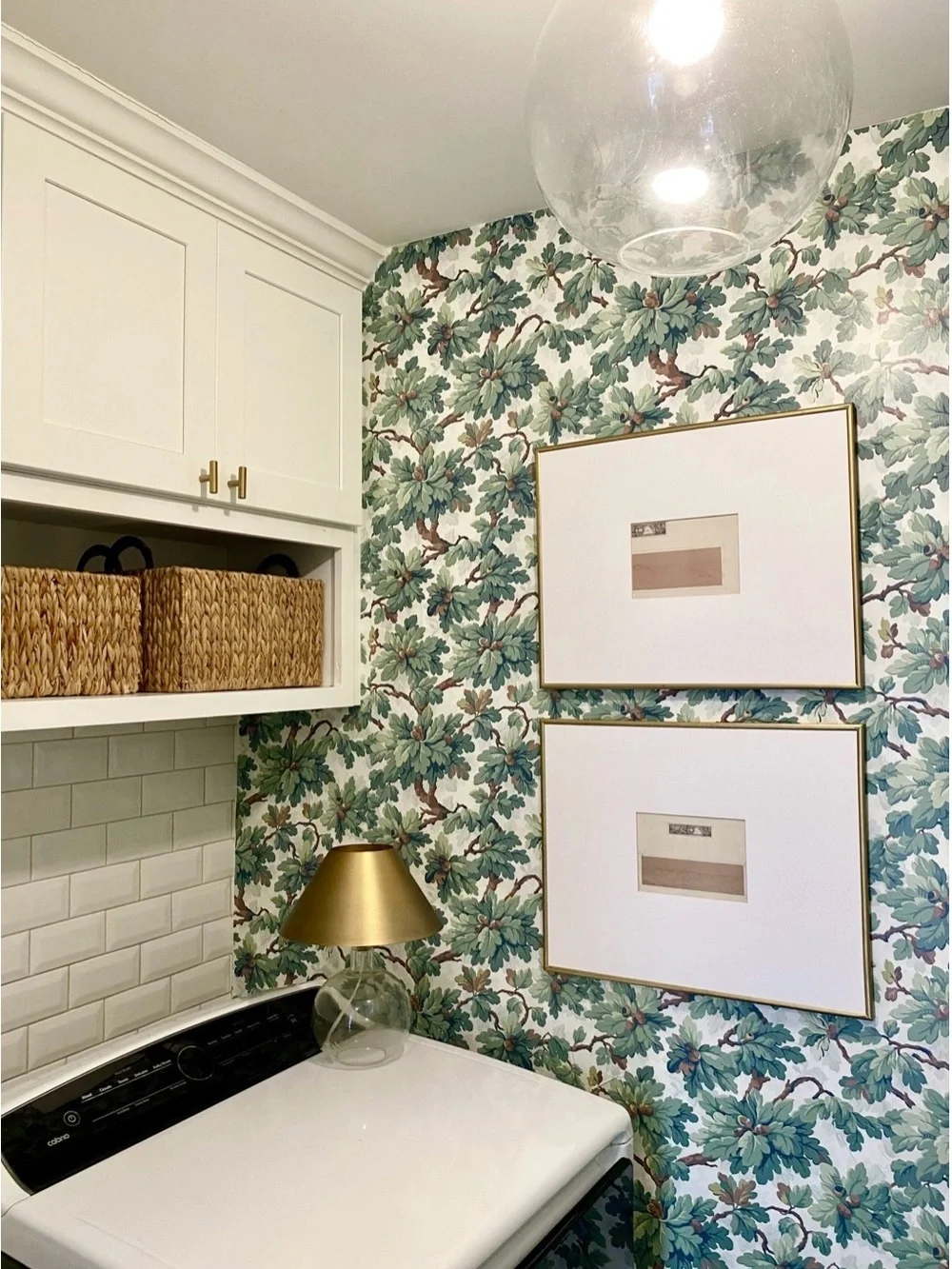 1 Roll Peel and Stick Wallpaper from The Inside (Green Botanical)